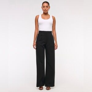 A&F Sloane Tailored Wide Leg Pant